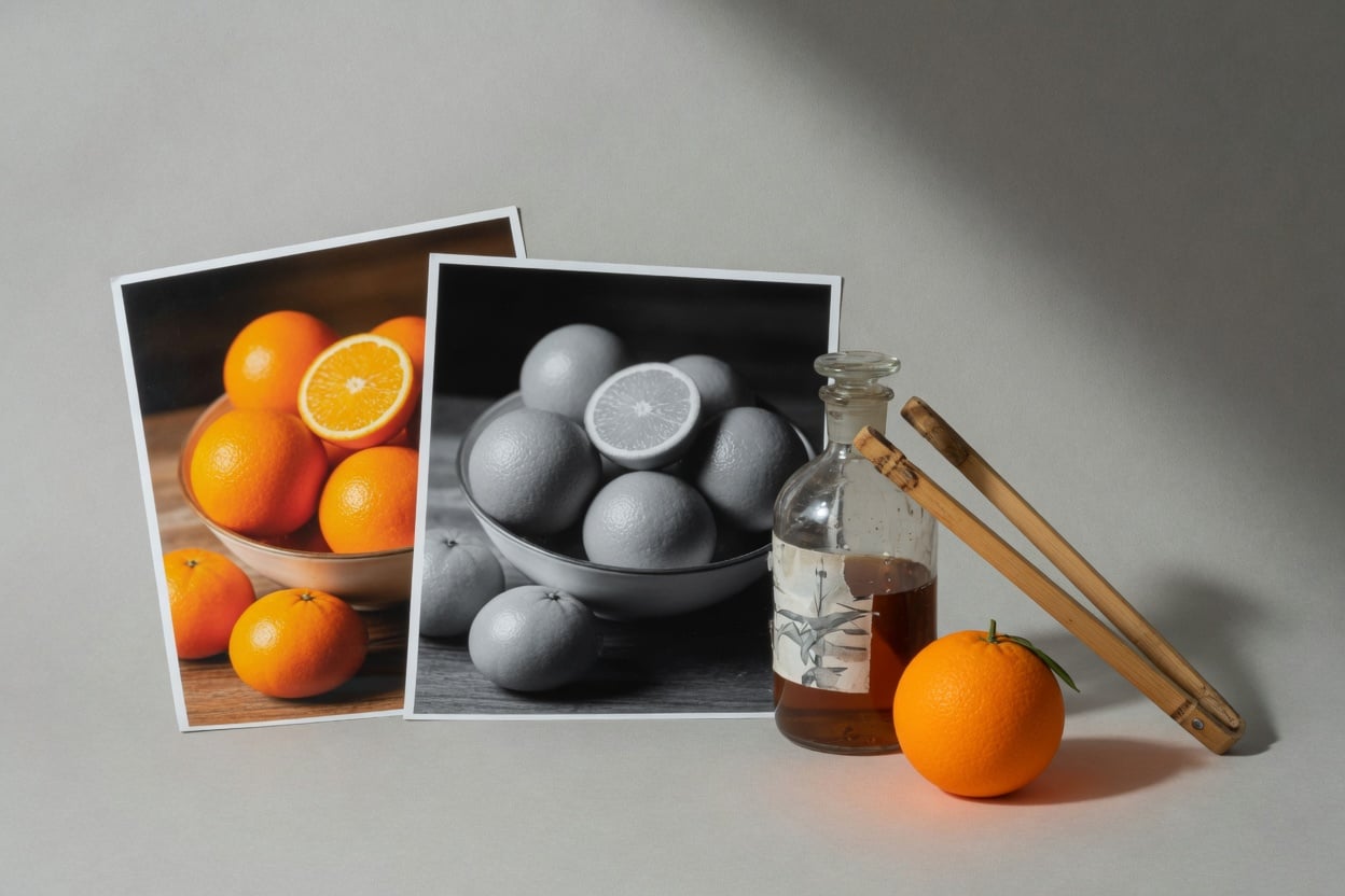 How to make a photo black and white