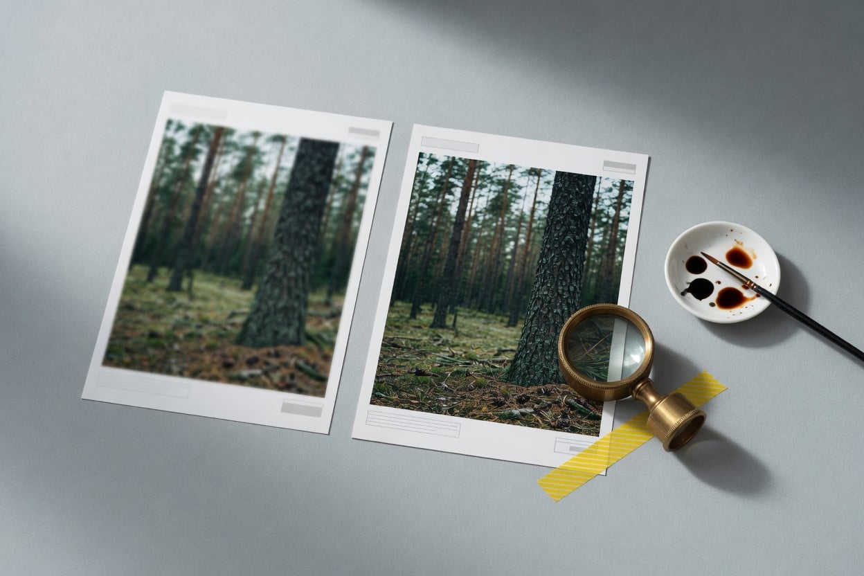 How to sharpen a blurry photo