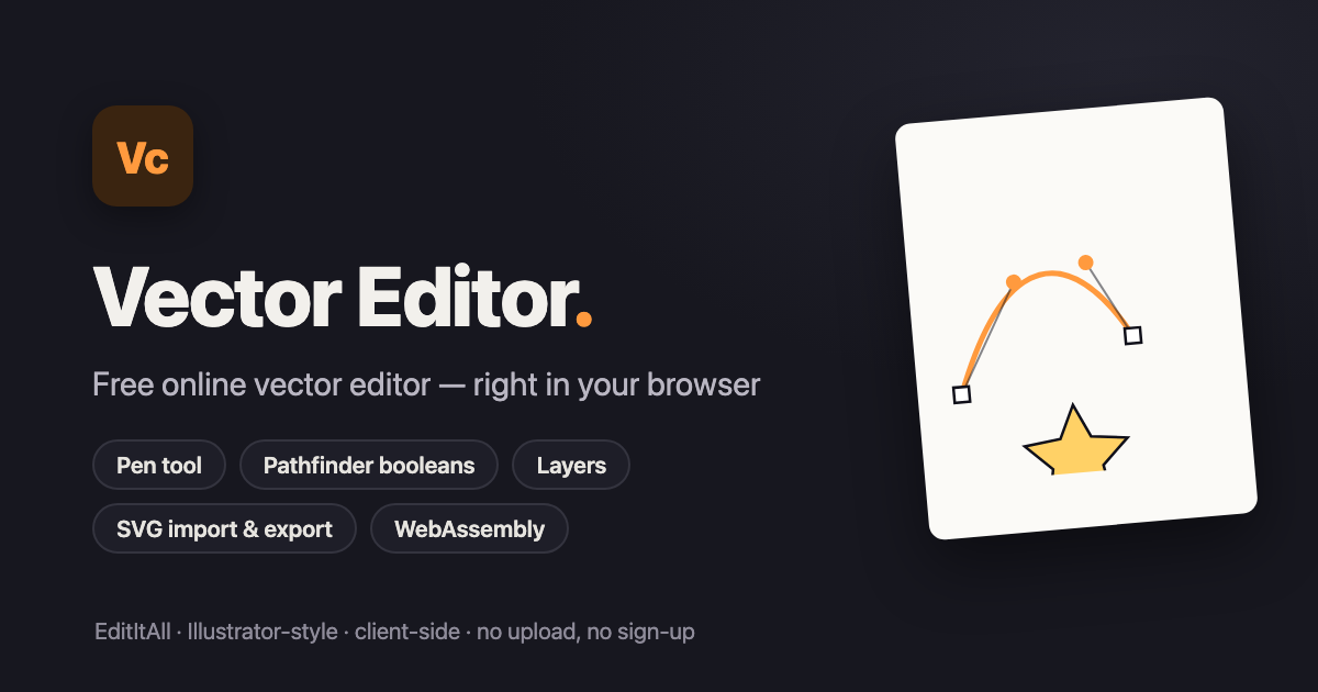 EditItAll Vector Editor running in the browser